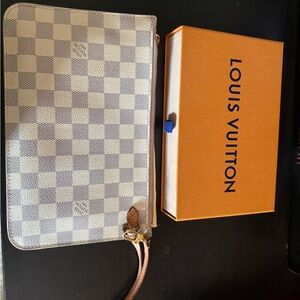 Louis Vuitton Pink Interior Clutch